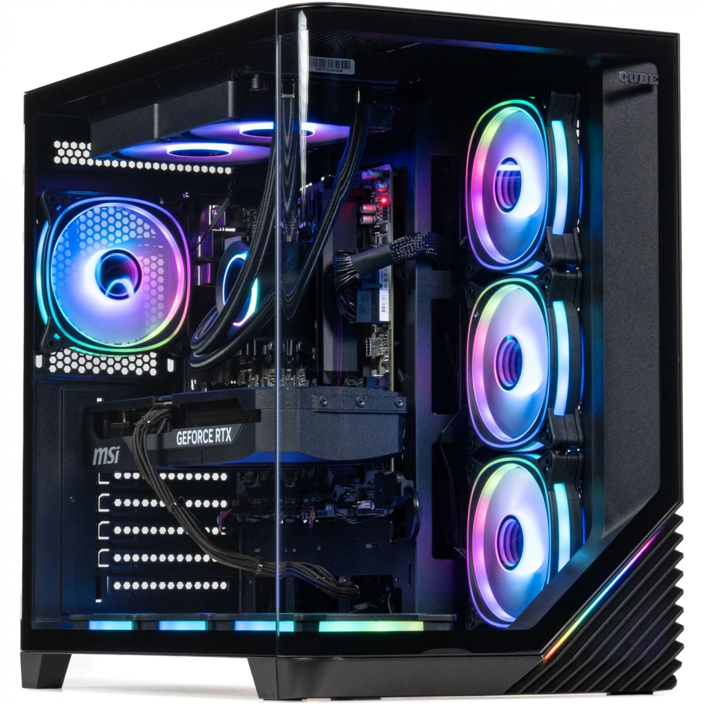 Системный блок QUBE QB Ryzen 7 9700X RTX 5050 8GB MRGb 3210 (Ryzen79700XRTX50508GBMRGb3210) - Фото 1