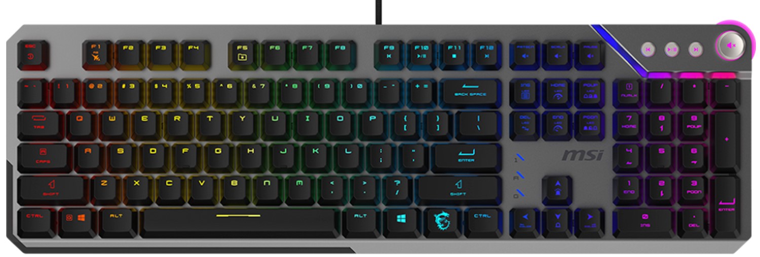 Клавиатура проводная игровая MSI STRIKE 600 SILENT UA (S11-04UA225-CLA) - Фото 1