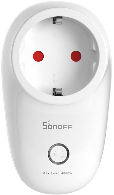 Умная розетка Sonoff Wi-Fi (S26R2) - Фото 1