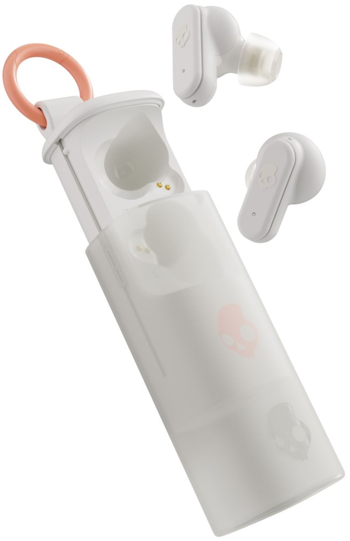 Наушники вкладыши беспроводные TWS Skullcandy DIME Evo Bone/Orange (S2DTW-S951) - Фото 1