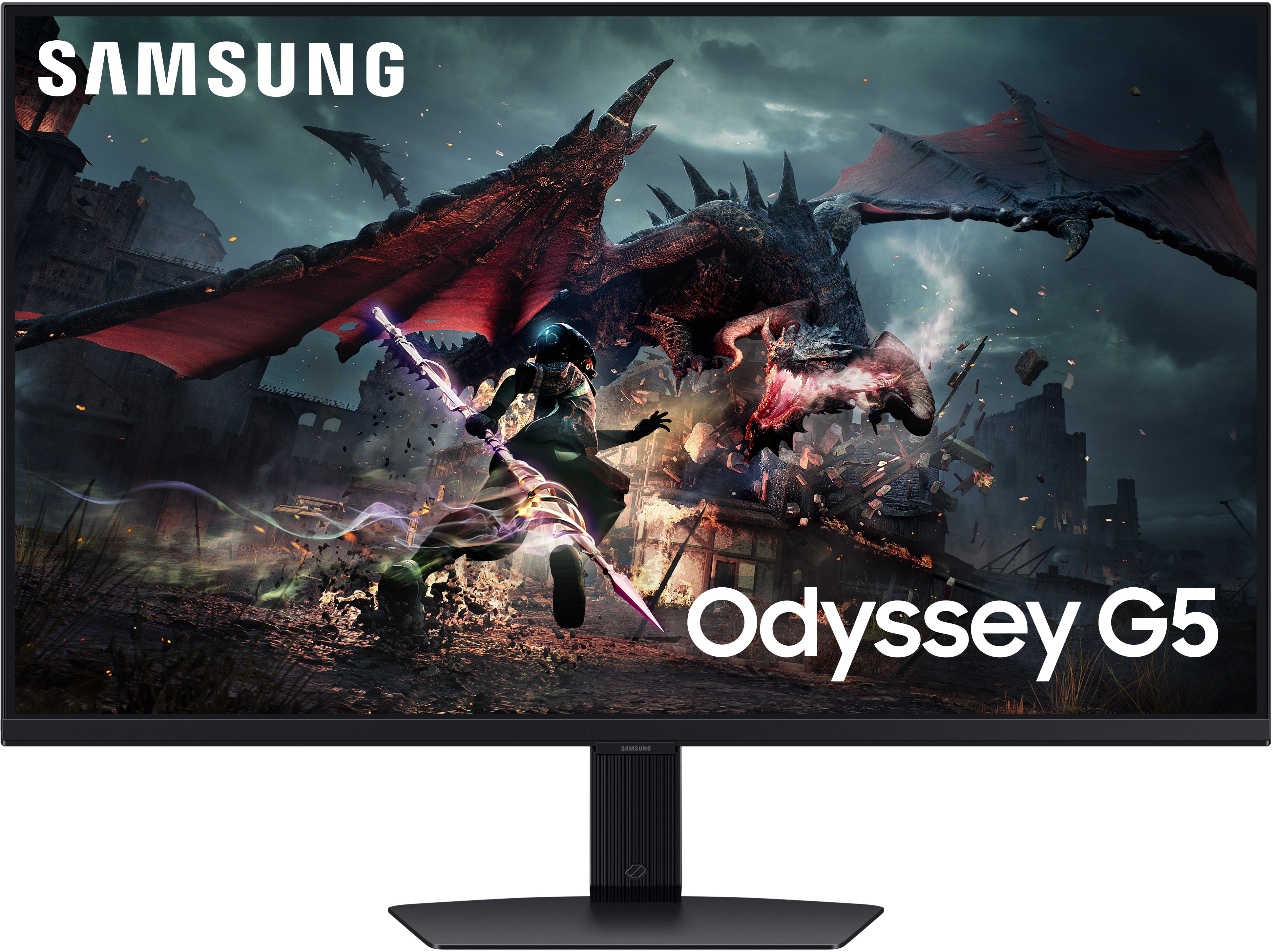 Уценка - Монитор игровой Samsung Odyssey G5 (LS32DG500EIXCI) - Фото 1