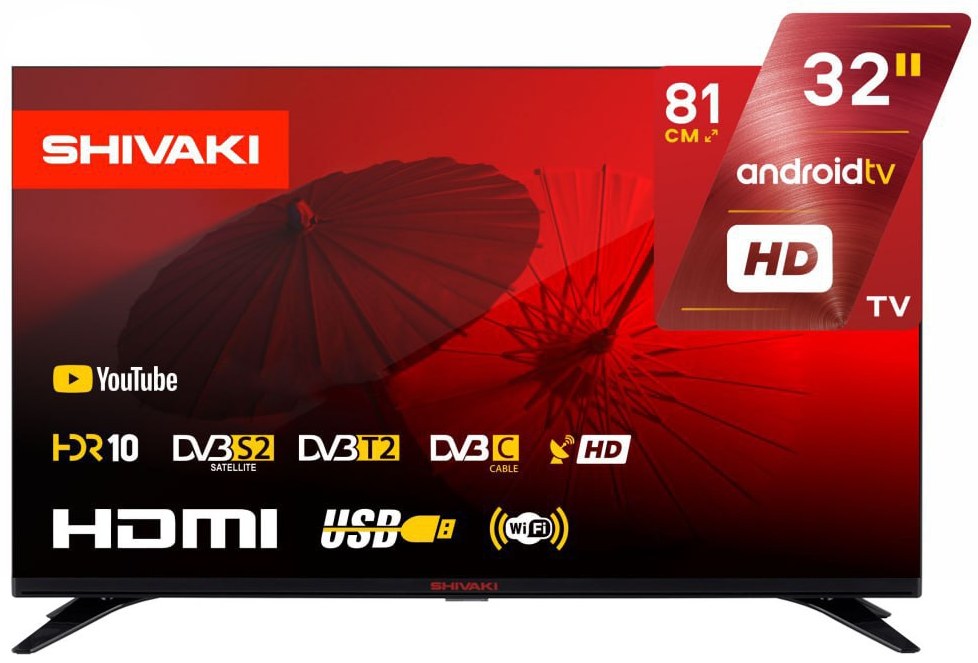 Уценка - Телевизор Shivaki S32MH4300 Black - Фото 1