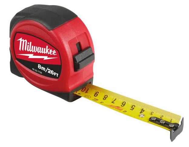 Рулетка Milwaukee Slimline S8-26/25 8мх25мм (48227726) - Фото 1