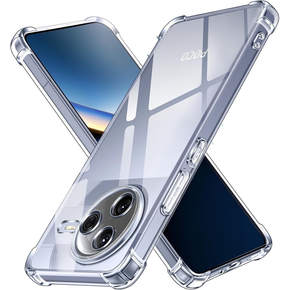 Чехол для смартфона BeCover Anti-Shock for Poco F7 Pro Clear (713499) - Фото 1