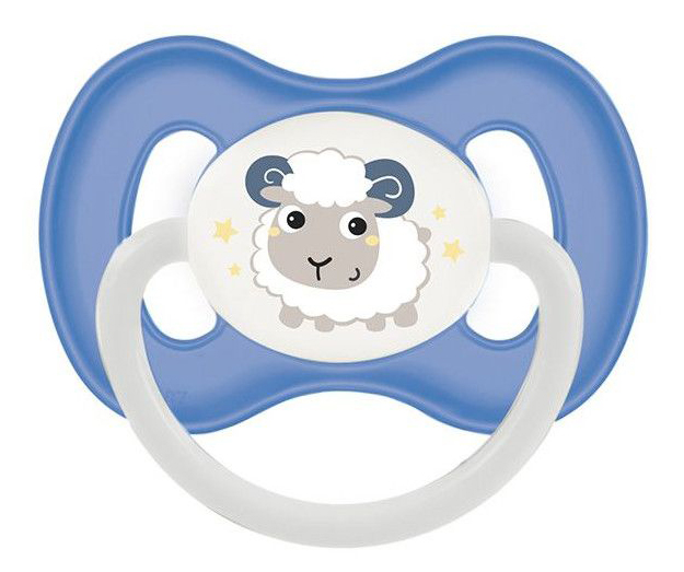 Симетрична пустушка Canpol babies 6-18 м-ців Bunny & Company синя (23/269_blu) - Фото 1