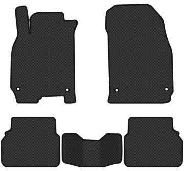 EVA килимки в салон авто EVAtech для 9-3 (YS3F) Restyling AT (glass breaker cutout) Saab 2007-2013 2 покоління Sedan EU SA12507C5AV4RBB - Фото 1