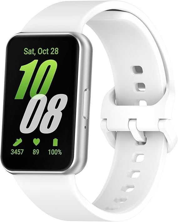 Ремешок для фитнес-браслета BeCover for Samsung Galaxy Fit 3 (20mm) White (713200) - Фото 1