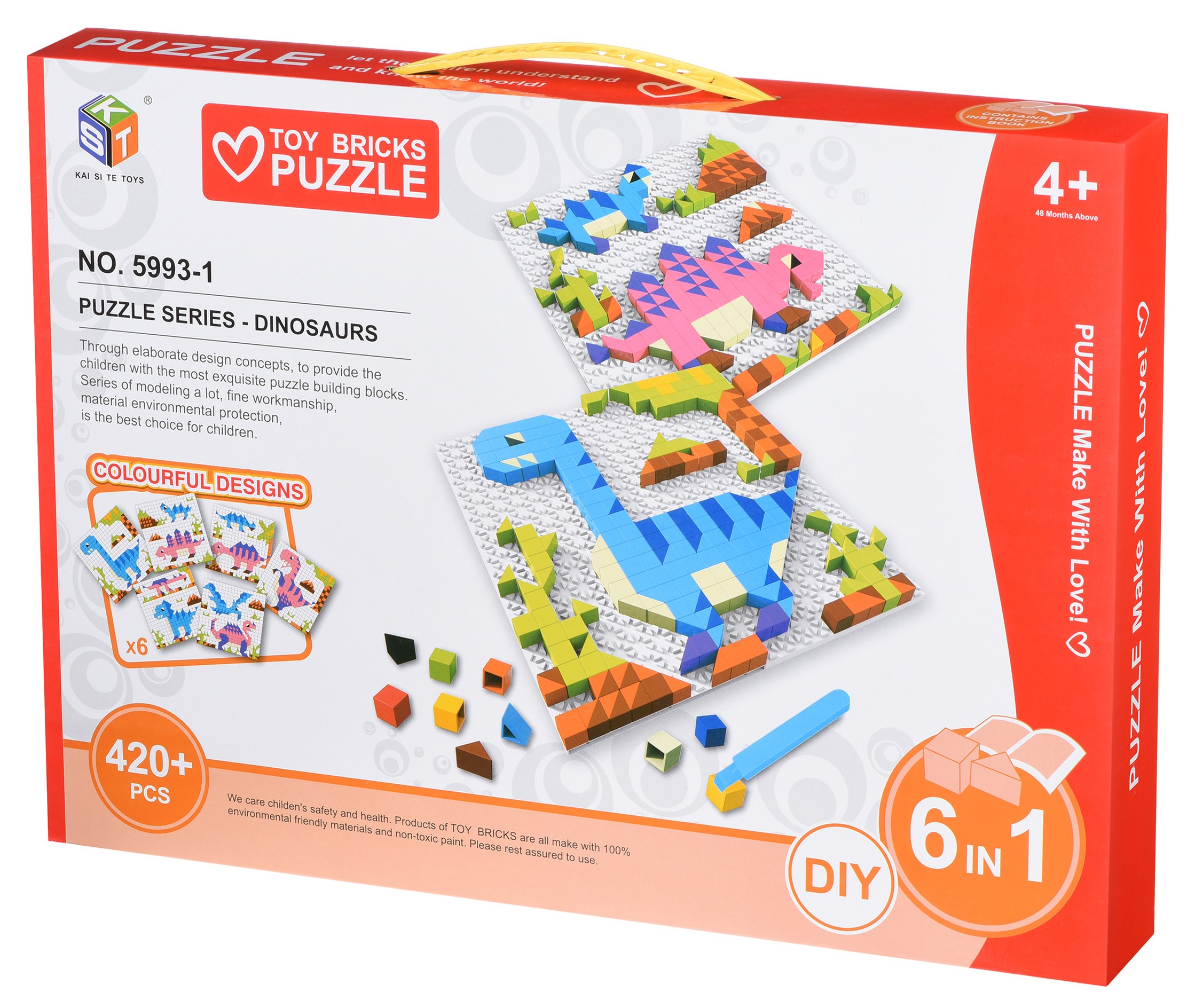 Пластиковая мозаика Same Toy Colour Ful Designs 420 эл. (5993-1Ut) - Фото 1