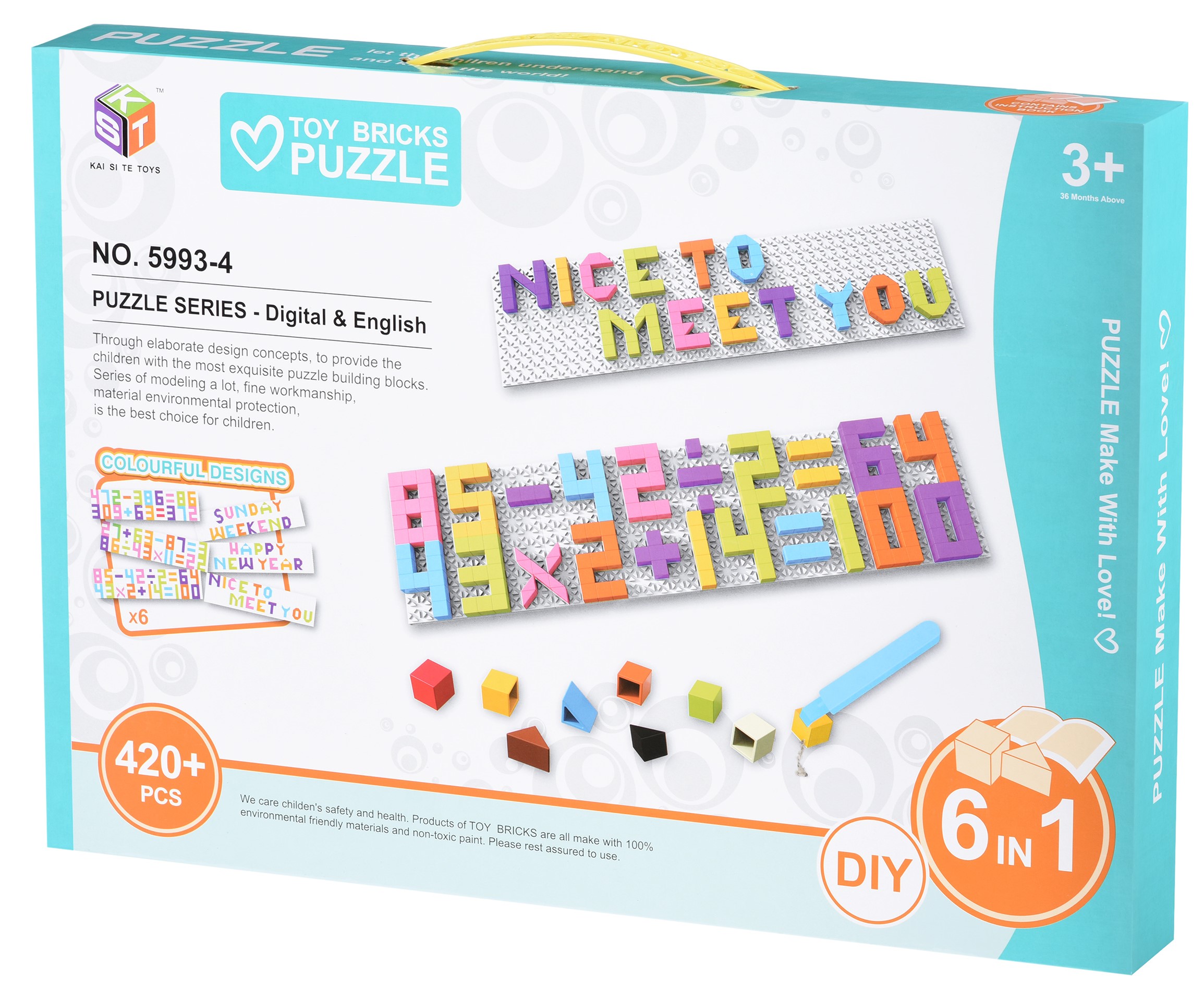 Пластиковая мозаика Same Toy Colour Ful Designs 420 эл. (5993-4Ut) - Фото 1