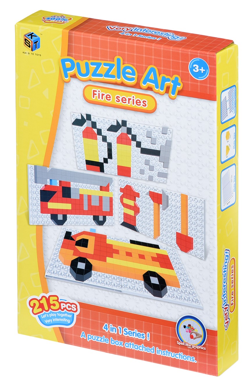 Пластиковая мозаика Same Toy Puzzle Art Fire Serias 215 эл. (5991-3Ut) - Фото 1