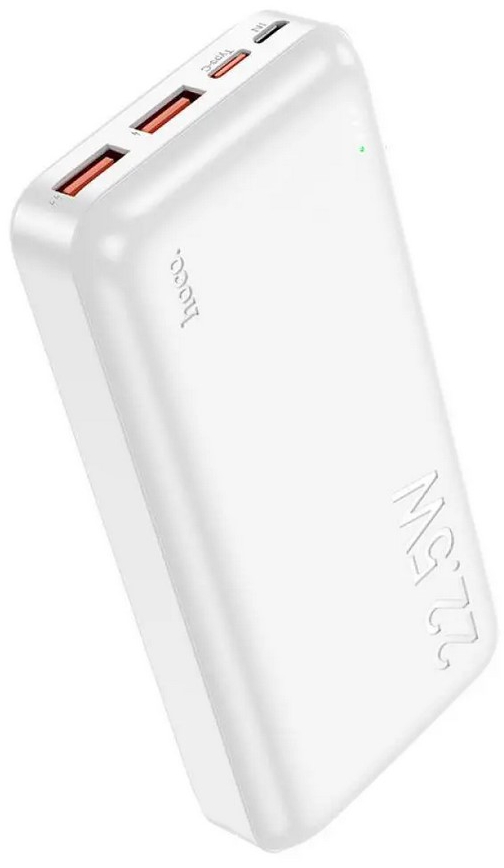 Батарея мобільна HOCO J101A Astute 22.5W 20000 mAh White (714731) - Фото 1