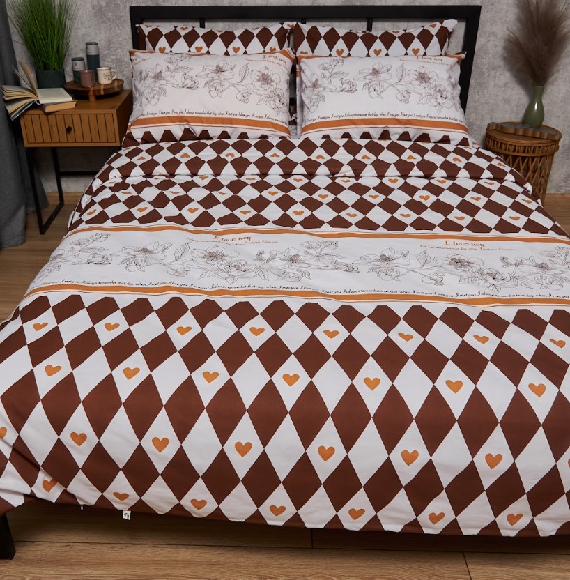 Купить Комплект постельного белья Moon&Star Бязь Gold Люкс Heart Patch 175х210 нав. 2х50х70 (MS-820009386) - Фото 1 Комплект постельного белья Moon&Star Бязь Gold Люкс Heart Patch 175х210 нав. 2х50х70 (MS-820009386) - Фото 1