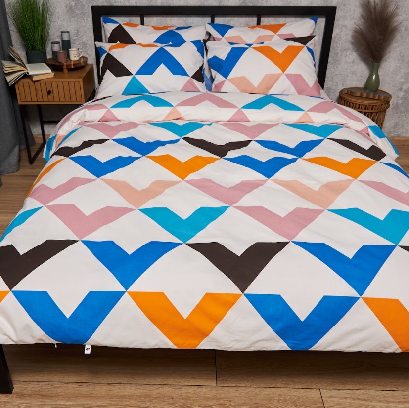 Купить Комплект постельного белья Moon&Star Бязь Gold Люкс Color Clash 175х210 нав. 4х50х70 (MS-820008968) - Фото 1 Комплект постельного белья Moon&Star Бязь Gold Люкс Color Clash 175х210 нав. 4х50х70 (MS-820008968) - Фото 1