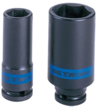 Торцева голівка KING TONY 3/4" 22 мм ударна довга (643522M) - Фото 1