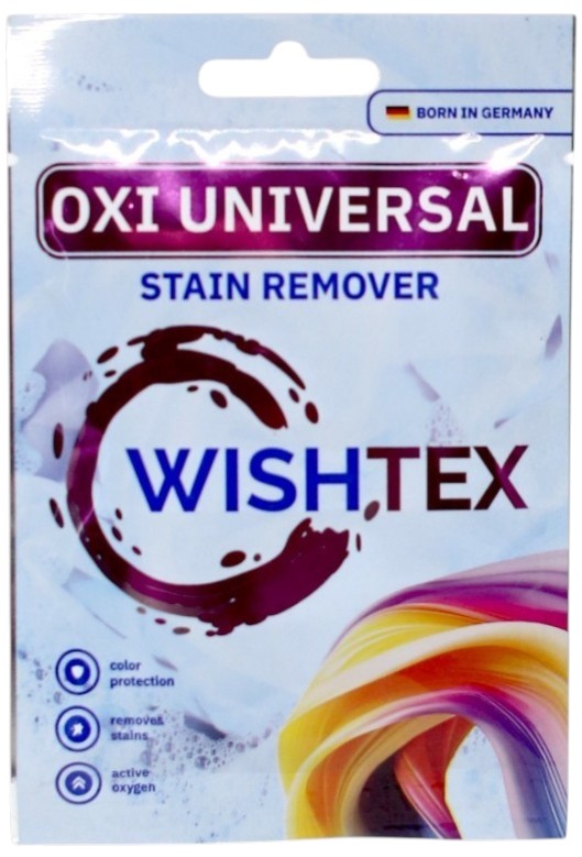Кисневий пральний порошок WishTex 50 г (WLGB50OXY)