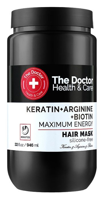 Маска для волос The Doctor Health&Care 946 мл Кератин и аргинин (8588006041644) - Фото 1
