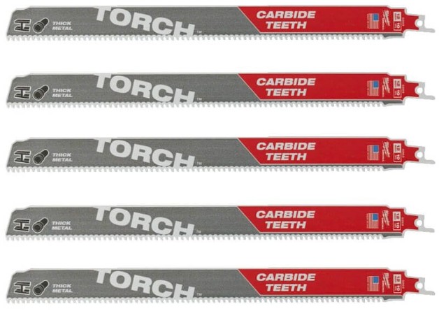 Полотно Milwaukee TORCH CARBIDE 300х2,5 мм 5 шт. (48475553) - Фото 1