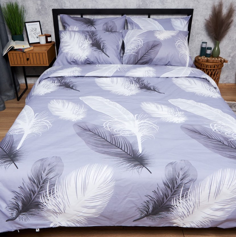 Купить Комплект постельного белья Moon&Star Бязь Gold Люкс «Soft Plumes» 200х220 нав. 4х70х70 (MS-820006909) - Фото 1 Комплект постельного белья Moon&Star Бязь Gold Люкс «Soft Plumes» 200х220 нав. 4х70х70 (MS-820006909) - Фото 1