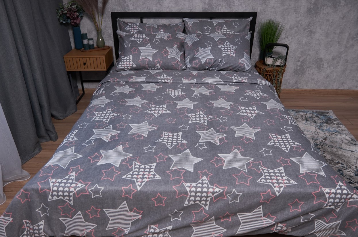 Купити Комплект постільної білизни Moon&Star Мікросатин Premium «Stardom» 160х220 см нав. 2х50х70 (MS-820002529) - Фото 1 Комплект постільної білизни Moon&Star Мікросатин Premium «Stardom» 160х220 см нав. 2х50х70 (MS-820002529) - Фото 1