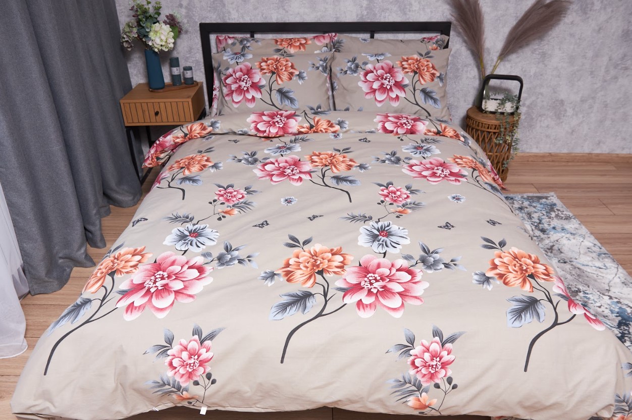 Купить Комплект постельного белья Moon&Star Бязь Gold Люкс Peony Brown King Size 220x240 (MS-820001880) - Фото 1 Комплект постельного белья Moon&Star Бязь Gold Люкс Peony Brown King Size 220x240 (MS-820001880) - Фото 1