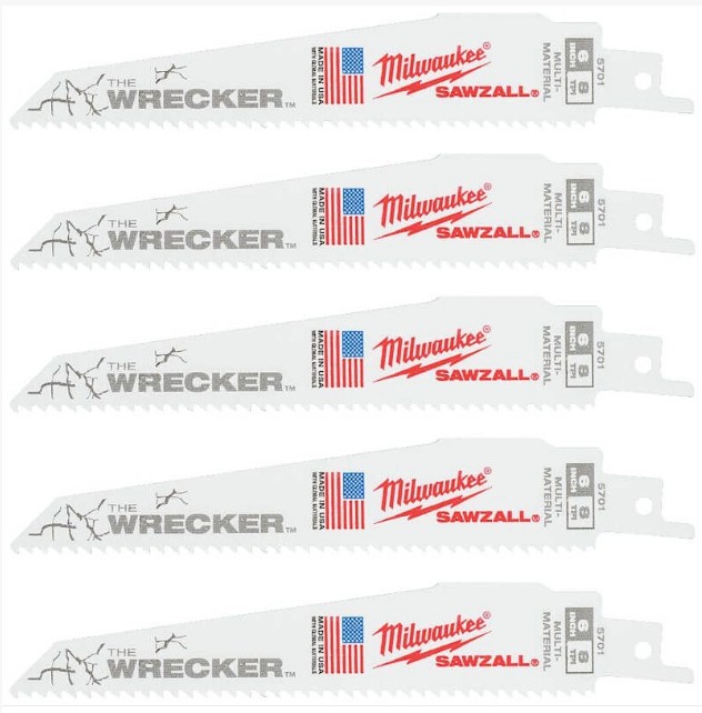 Полотно Milwaukee WRECKER 150х3,6/2,3мм 5 шт. (48475701) - Фото 1