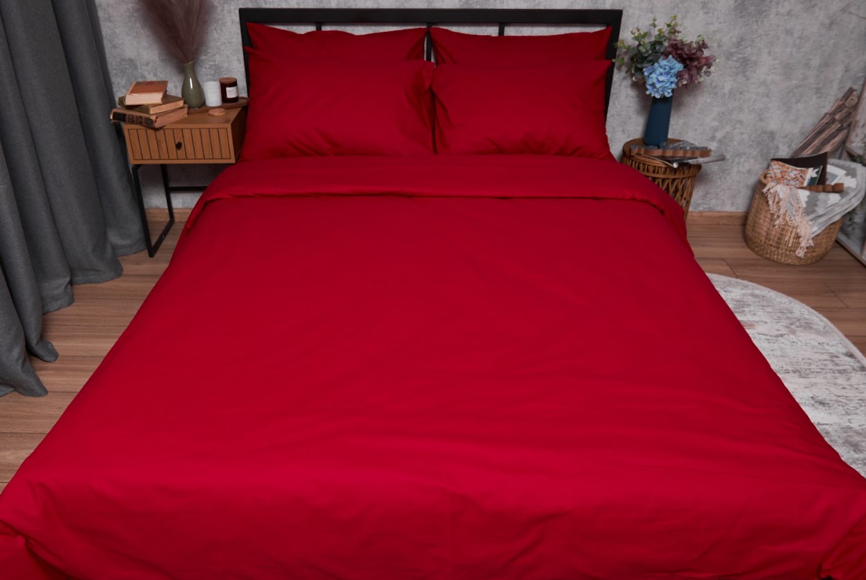 Купить Комплект постельного белья Moon&Star Бязь Gold Люкс Cherry Red 160х220 нав. 2х50х70 (MS-820003136) - Фото 1 Комплект постельного белья Moon&Star Бязь Gold Люкс Cherry Red 160х220 нав. 2х50х70 (MS-820003136) - Фото 1