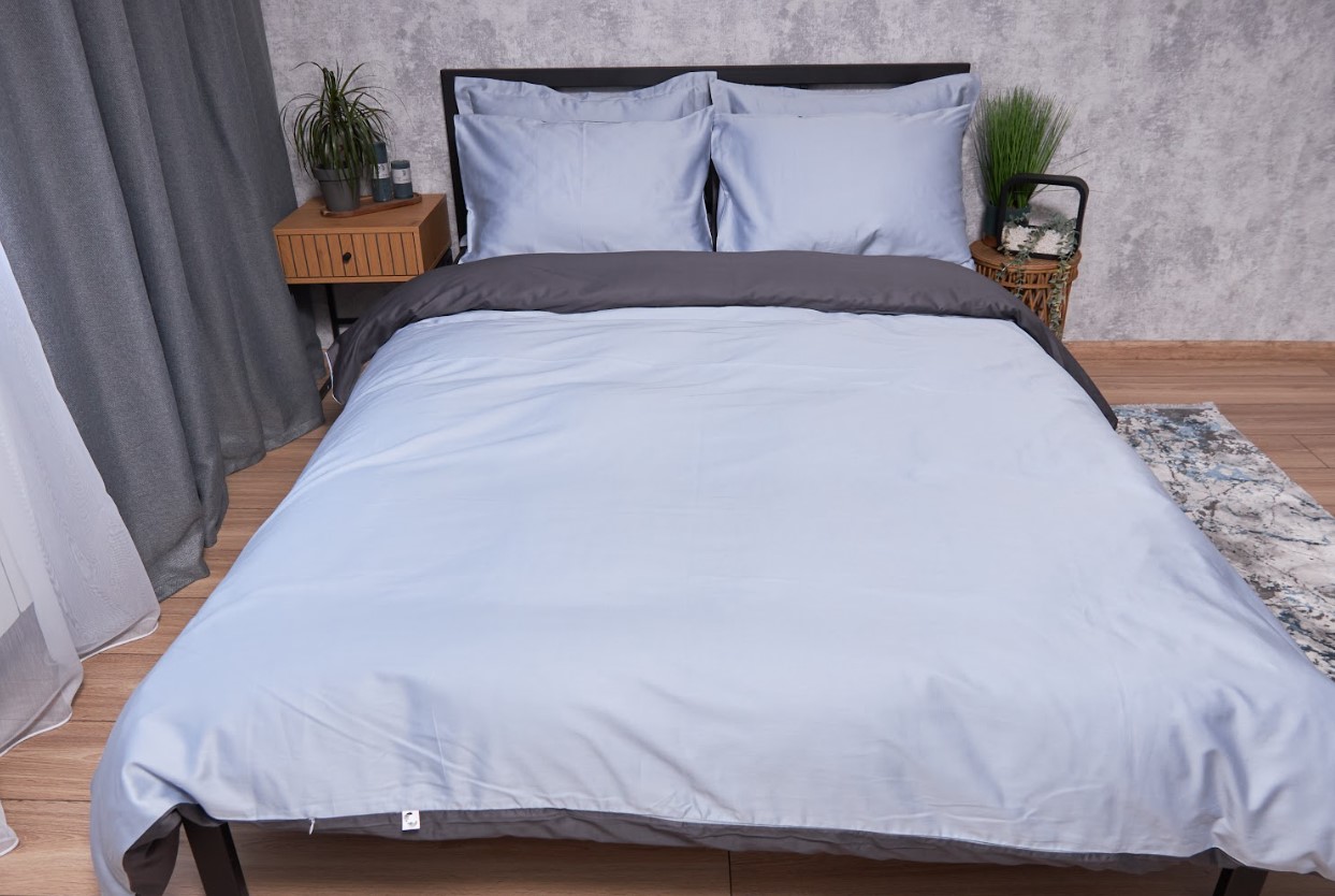 Купити Комплект постільної білизни Moon&Star Satin Premium Skyline Gray 160х220 нав. 2х70х70 (MS-820002880) - Фото 1 Комплект постільної білизни Moon&Star Satin Premium Skyline Gray 160х220 нав. 2х70х70 (MS-820002880) - Фото 1