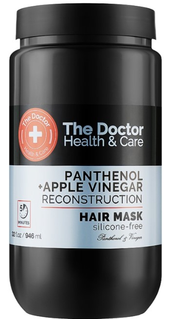 Маска для волосся The Doctor Health&Care 295 мл Panthenol&Apple Vinegar (8588006042580) - Фото 1