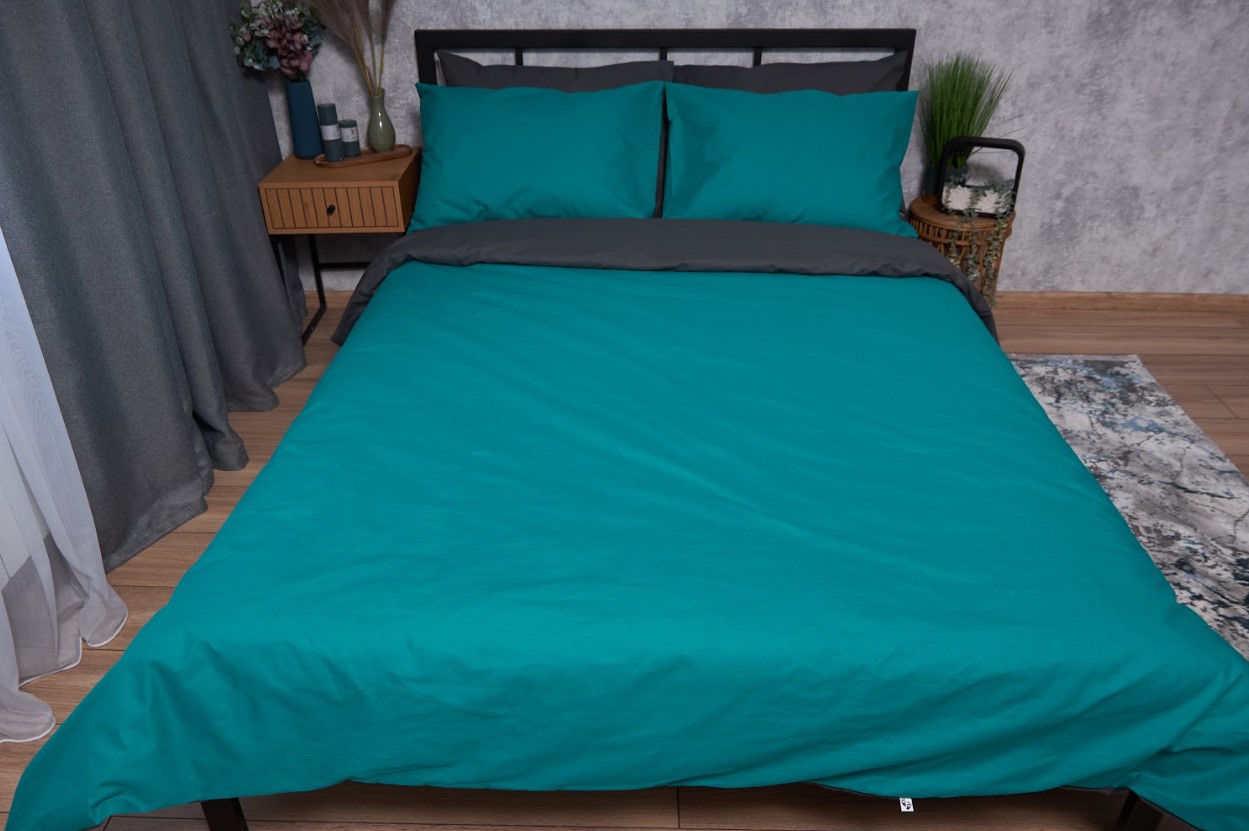 Купить Комплект постельного белья Moon&Star Бязь Gold Люкс Gray Green King Size 220x240 (MS-820002685) - Фото 1 Комплект постельного белья Moon&Star Бязь Gold Люкс Gray Green King Size 220x240 (MS-820002685) - Фото 1