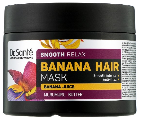 Маска для волосся Dr. Sante Banana Hair 300 мл (8588006040975) - Фото 1