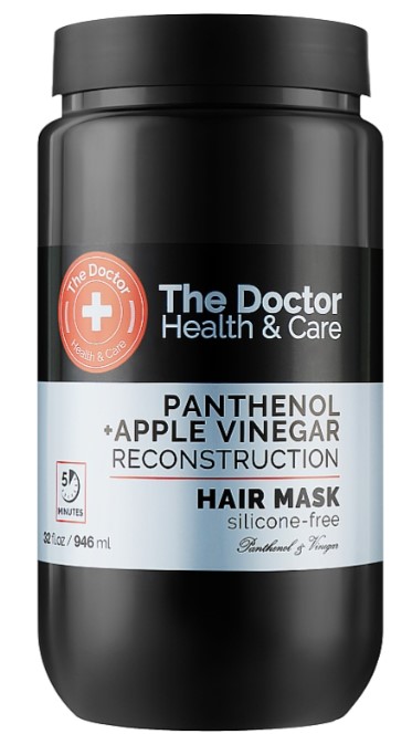 Маска для волосся The Doctor Health&Care 946 мл Panthenol&Apple Vinegar (8588006041668) - Фото 1