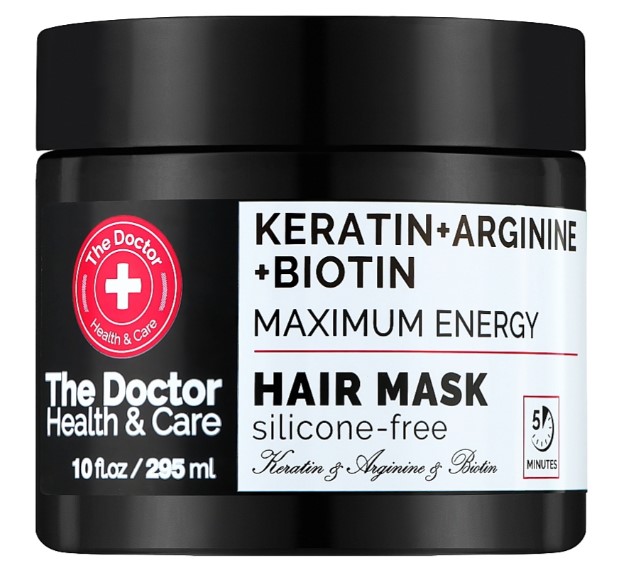 Маска для волосся The Doctor Health&Care 295 мл Keratin&Arginine&Biotin (8588006042566) - Фото 1