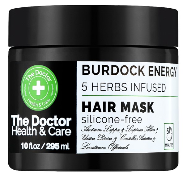 Маска для волосся The Doctor Health&Care 295 мл Burdock Energy&5 Herbs (8588006042542) - Фото 1