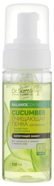 Пінка для вмивання Dr. Sante Cucumber 150 мл очищуюча (4823015917400) - Фото 1
