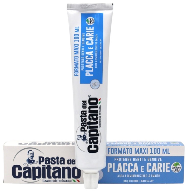 Зубна паста Pasta Del Capitano MAXI Placca e Carie 100 мл (PTPCM100)