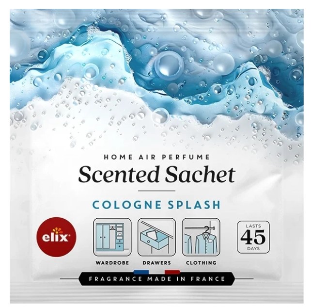 Ароматическое саше Elix Cologne Splash для ящиков шкафа до 45 дней аромата (5907100190080) - Фото 1