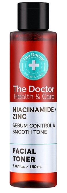 Тонер для лица The Doctor Health&Care Health & Care 150 мл NIACINAMIDE+ZINC (5901845509237) - Фото 1