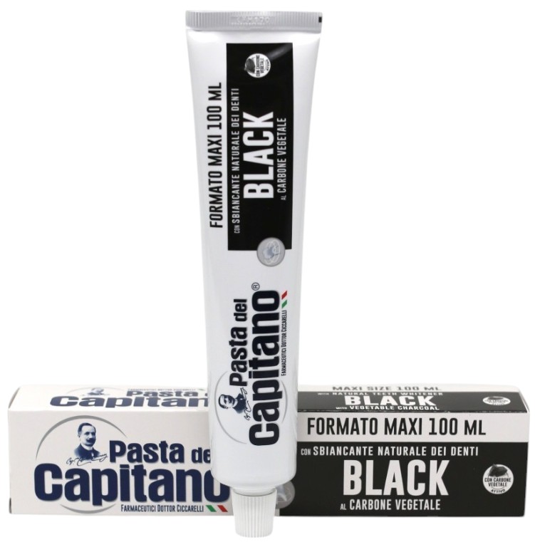 Зубна паста Pasta Del Capitano MAXI Carbone 100 мл (PTCM100)