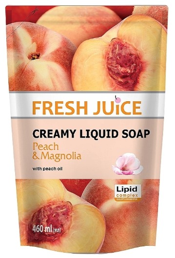 Рідке мило для рук Fresh Juice peach 460 мл (4823015913259) - Фото 1