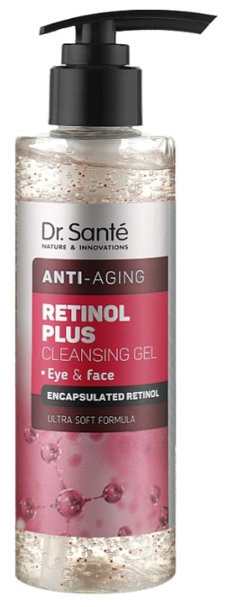 Гель для умывания Dr. Sante Retinol Plus 200 мл очищающий (5901845506625) - Фото 1