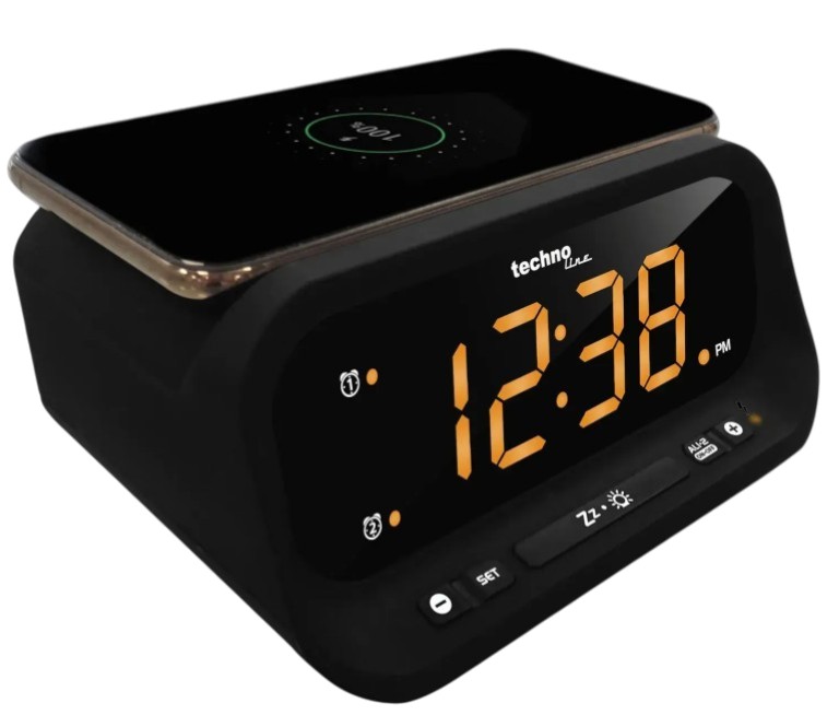 Купити Настільний годинник Technoline WT477 Wireless Mobile Charging Black - Фото 1 Настільний годинник Technoline WT477 Wireless Mobile Charging Black - Фото 1