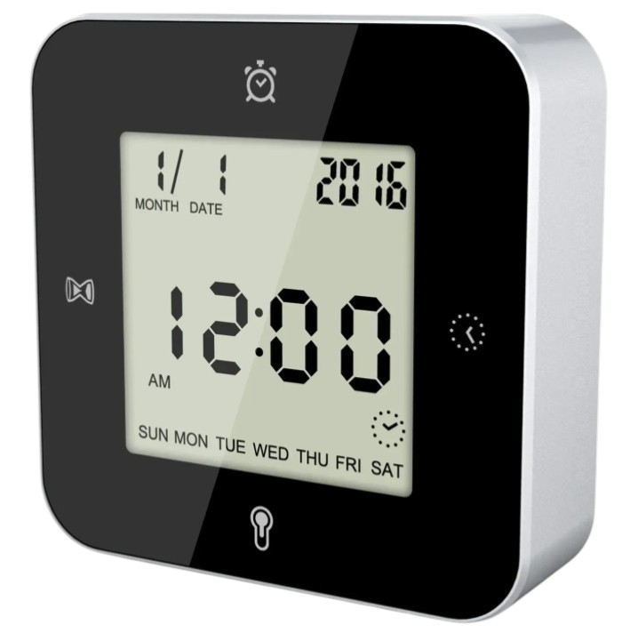 Купити Настільний годинник Technoline WT344 Black/Silver - Фото 1 Настільний годинник Technoline WT344 Black/Silver - Фото 1