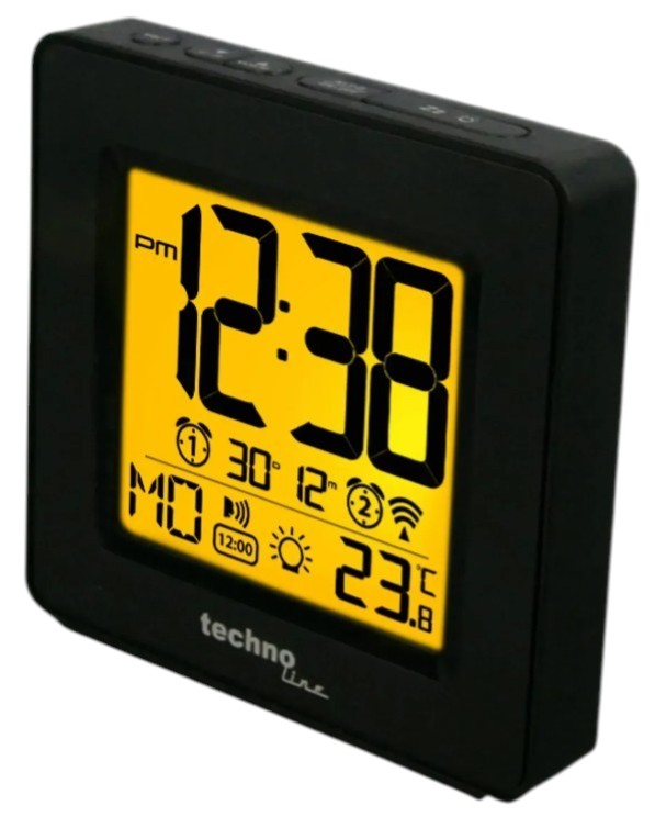 Купити Настільний годинник Technoline WT330 Black - Фото 1 Настільний годинник Technoline WT330 Black - Фото 1