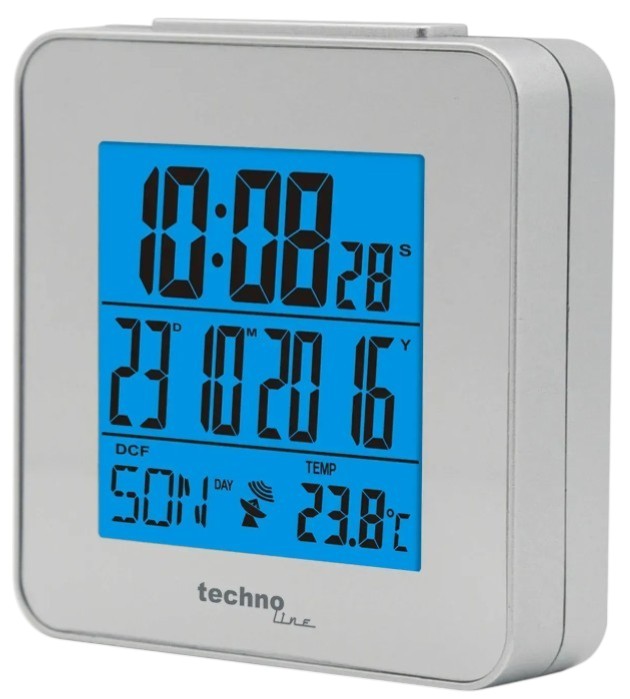 Купити Настільний годинник Technoline WT268 Silver - Фото 1 Настільний годинник Technoline WT268 Silver - Фото 1