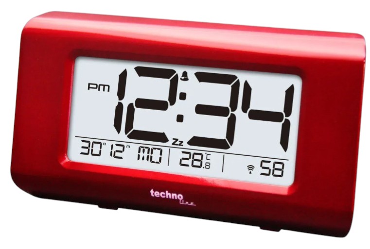 Купити Настільний годинник Technoline WT197 Red - Фото 1 Настільний годинник Technoline WT197 Red - Фото 1