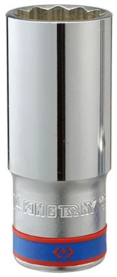 Торцева голівка KING TONY 1/2" довга 14 мм (423014M) - Фото 1