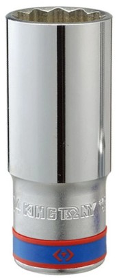 Торцева голівка KING TONY 1/2" довга 27 мм (423027M) - Фото 1