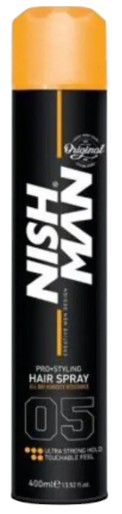 Спрей для волос Nishman Ultra Strong Hold Hair Spray 400 мл - Фото 1