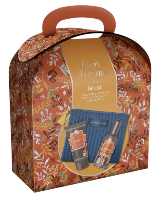 Купити Подарунковий набір для догляду за тілом Tesori d'Oriente POCHETTE КВІТКА ЛОТОСУ (8001580897006) - Фото 1 Подарунковий набір для догляду за тілом Tesori d'Oriente POCHETTE КВІТКА ЛОТОСУ (8001580897006) - Фото 1