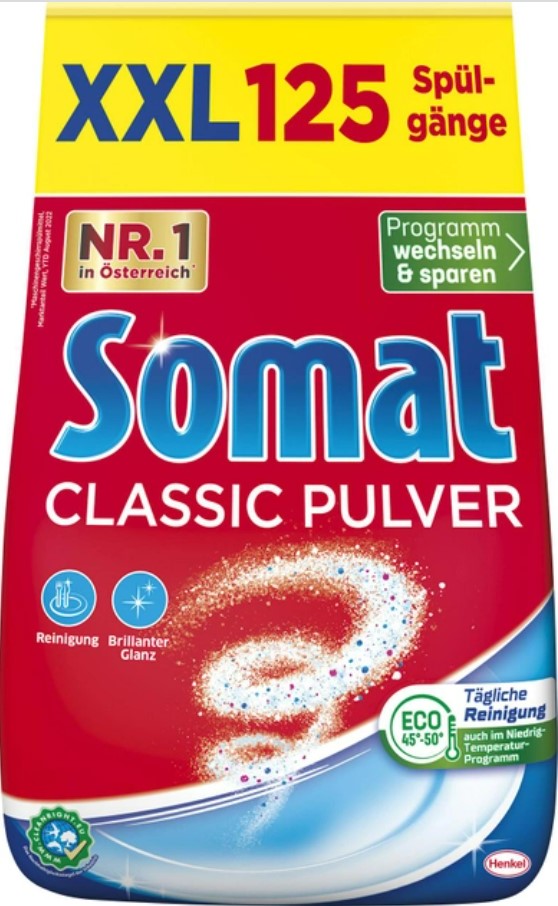 Порошок для посудомоечной машины Somat 2,5 кг - Фото 1